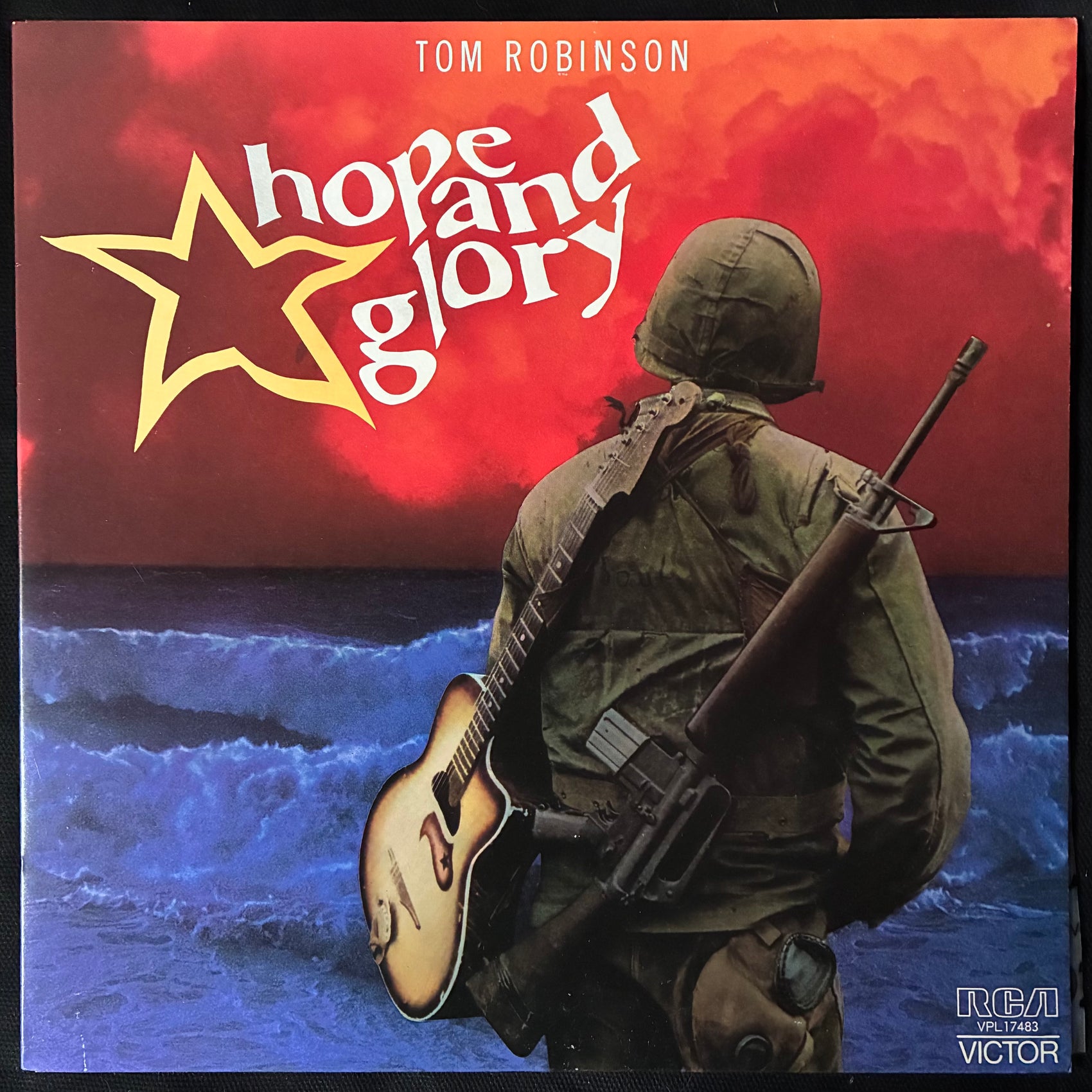 TOM ROBINSON BAND - HOPE AND GLORY (USED VINYL 1984 AUS M-/M-)