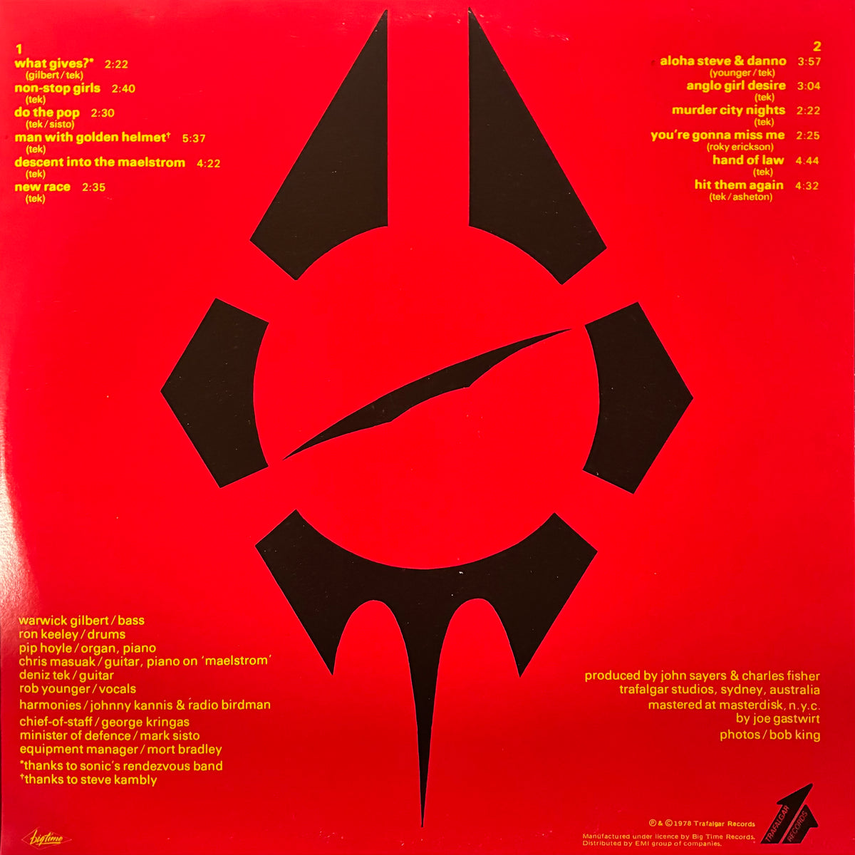 RADIO BIRDMAN - LIVING EYES/RADIOS APPEAR (OVERSEAS VERSION) (2LP) (USED VINYL 1985 AUS M-/M-)