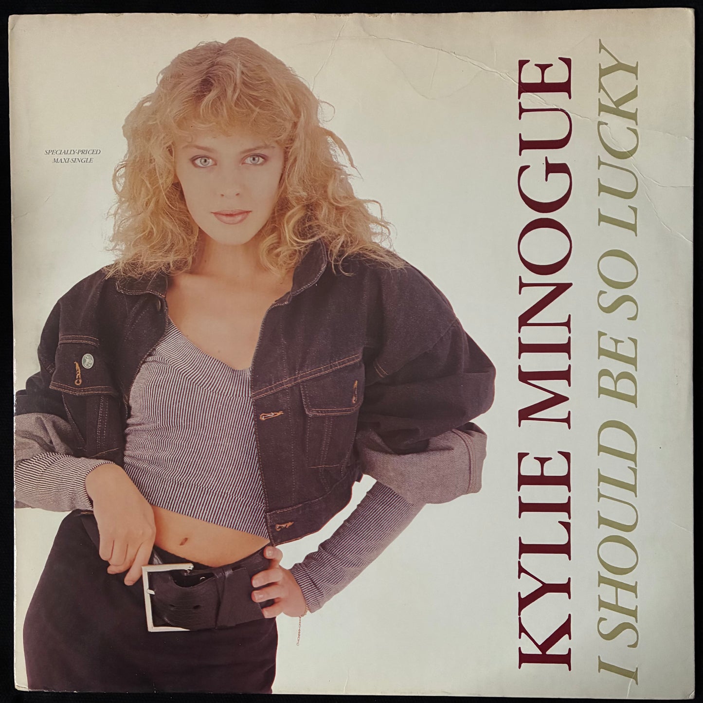 KYLIE MINOGUE - I SHOULD BE SO LUCKY (12") (USED VINYL 1988 US EX+/EX-)