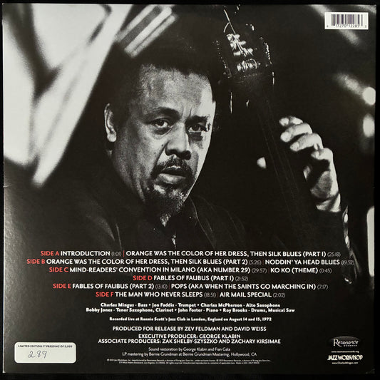 CHARLES MINGUS - THE LOST ALBUM FROM RONNIE SCOTTS (3LP) (180GM) (USED VINYL 2022 US M-/M-)