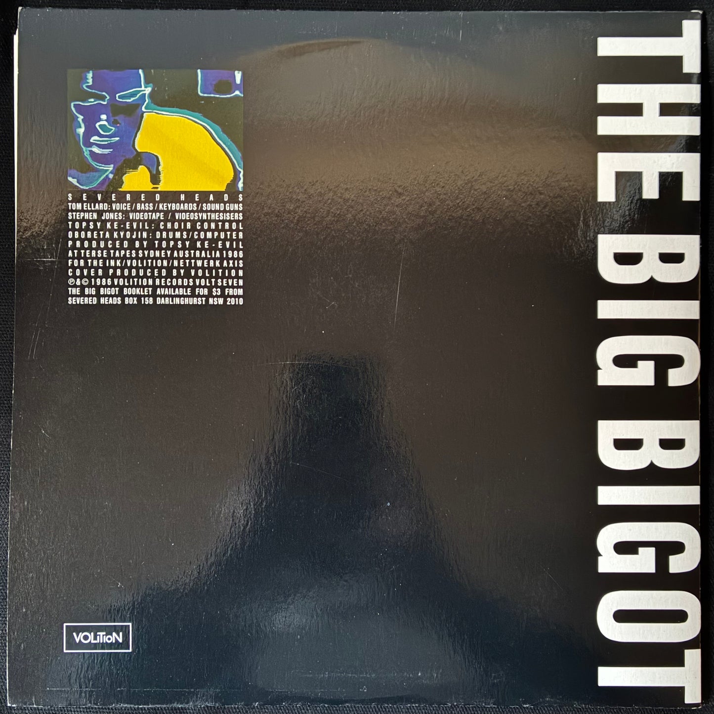 SEVERED HEADS - THE BIG BIGOT (LP+12") (USED VINYL 1986 AUS M-/M-)