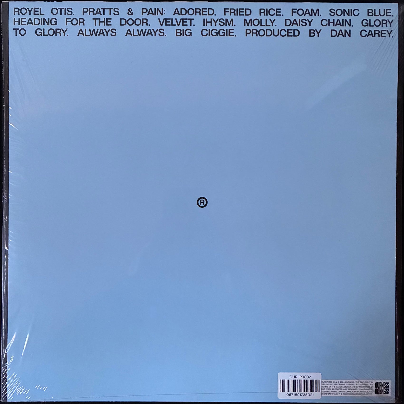 ROYEL OTIS - PRATTS & PAIN (POWDER PINK COLOURED) (USED VINYL 2024 AUS M-/M-)
