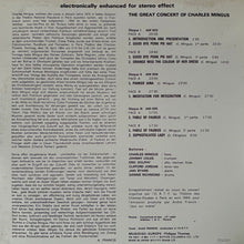 Load image into Gallery viewer, CHARLES MINGUS - THE GREAT CONCERT OF CHARLES MINGUS (3LP) (USED VINYL 1977 JAPAN M-/EX+)
