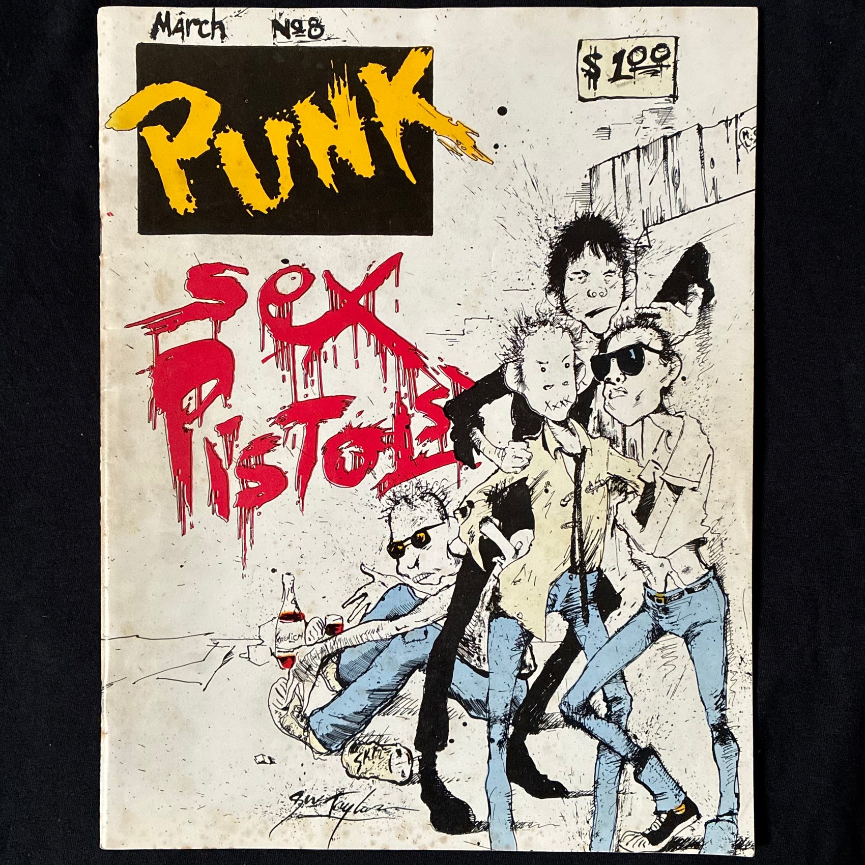 PUNK MAGAZINE VOLUME 1, NUMBER 8 - SEX PISTOLS (MARCH 1977) MAGAZINE