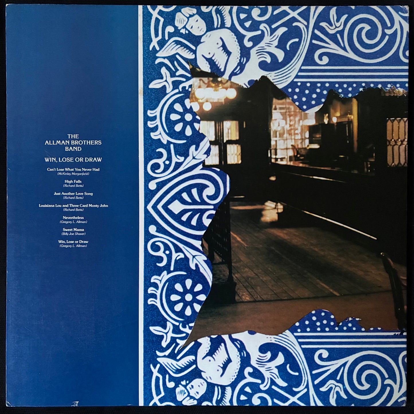 ALLMAN BROTHERS BAND - WIN, LOSE OR DRAW (USED VINYL 1975 JAPAN EX+/EX+)