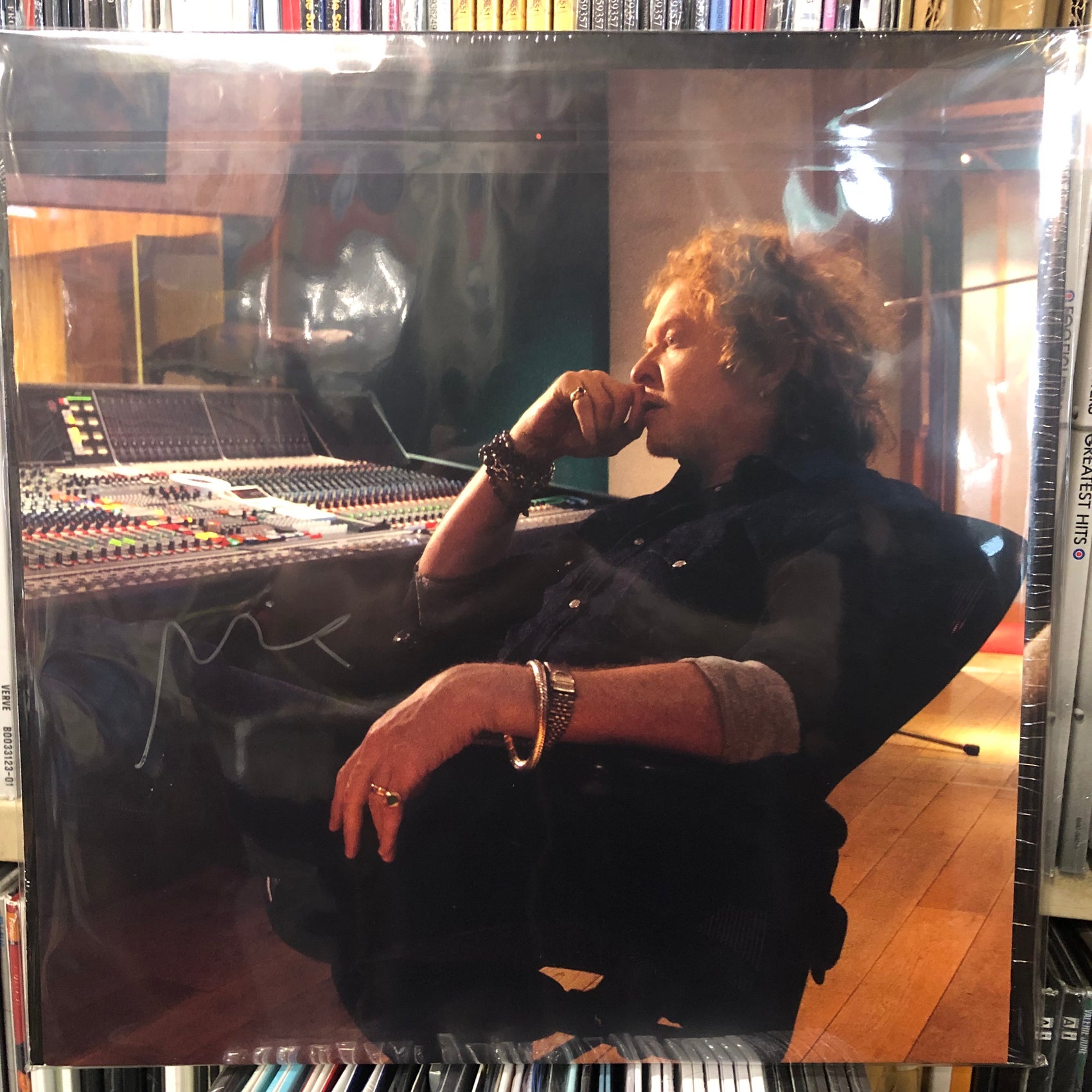 SIMPLY RED - TIME (COLOURED RED & SIGNED) VINYL