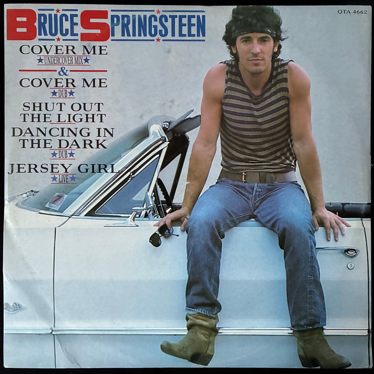 BRUCE SPRINGSTEEN - COVER ME (12" EP) (USED VINYL 1984 UK M-/EX)