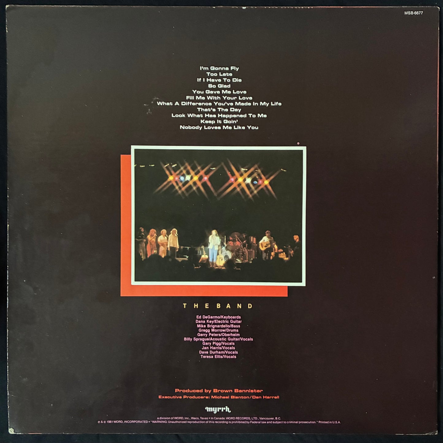 AMY GRANT - IN CONCERT VOLUME TWO (USED VINYL 1981 US M-/EX)