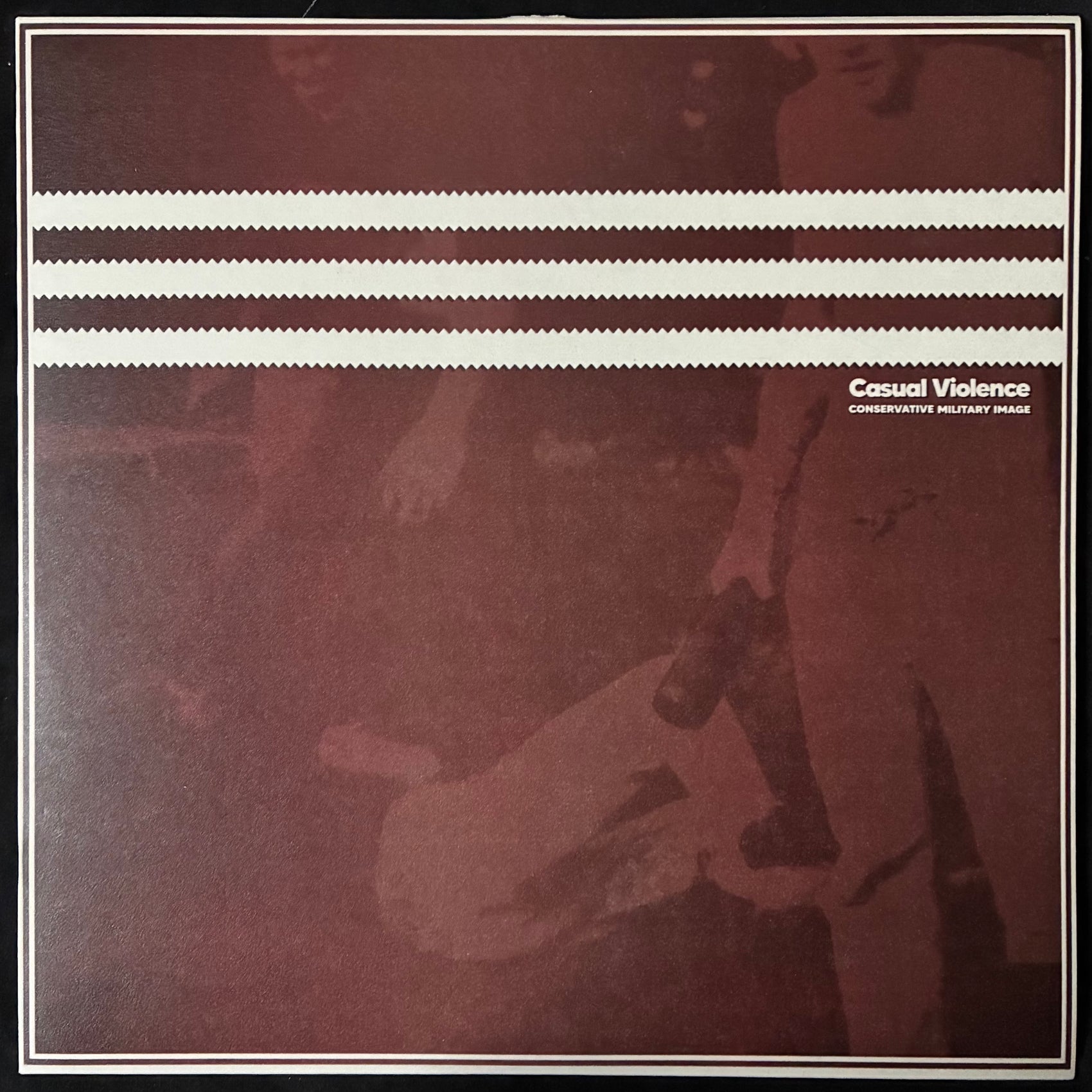 CASUAL VIOLENCE - CONSERVATIVE MILITARY IMAGE (RED COLOUR) (USED VINYL 2023 GERMANY M-/EX+)