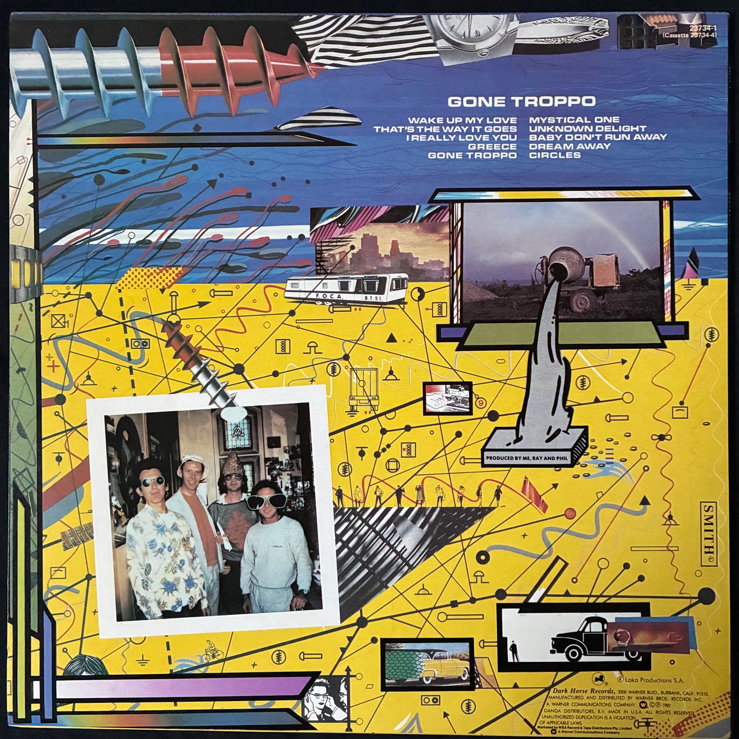 GEORGE HARRISON - GONE TROPPO (USED VINYL 1982 AUS M-/M-)
