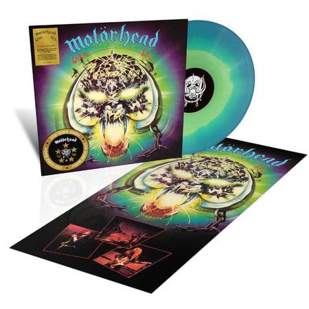 MOTORHEAD - OVERKILL : 50TH ANNIVERSARY (1/2 SPEED MASTER) (BLUE/GREEN COLOURED) VINYL