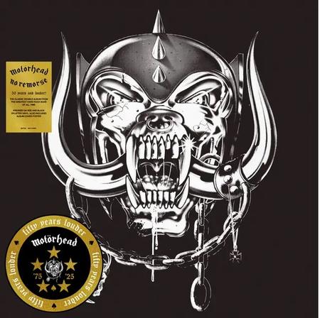 MOTORHEAD - NO REMORSE : 50TH ANNIVERSARY (2LP+POSTER) (RED/BLACK SPLATTER) VINYL