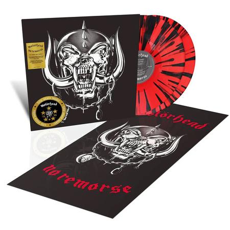 MOTORHEAD - NO REMORSE : 50TH ANNIVERSARY (2LP+POSTER) (RED/BLACK SPLATTER) VINYL