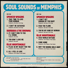 Load image into Gallery viewer, VARIOUS ARTISTS - SOUL SOUNDS OF MEMPHIS (USED VINYL 1981 JAPAN EX+/EX)
