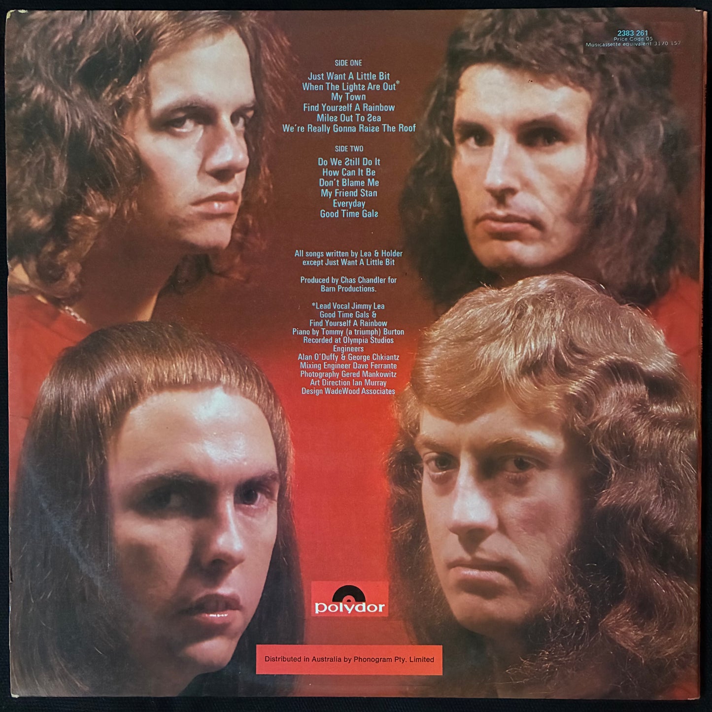 SLADE - OLD NEW BORROWED AND BLUE (USED VINYL 1974 AUS EX+/EX)