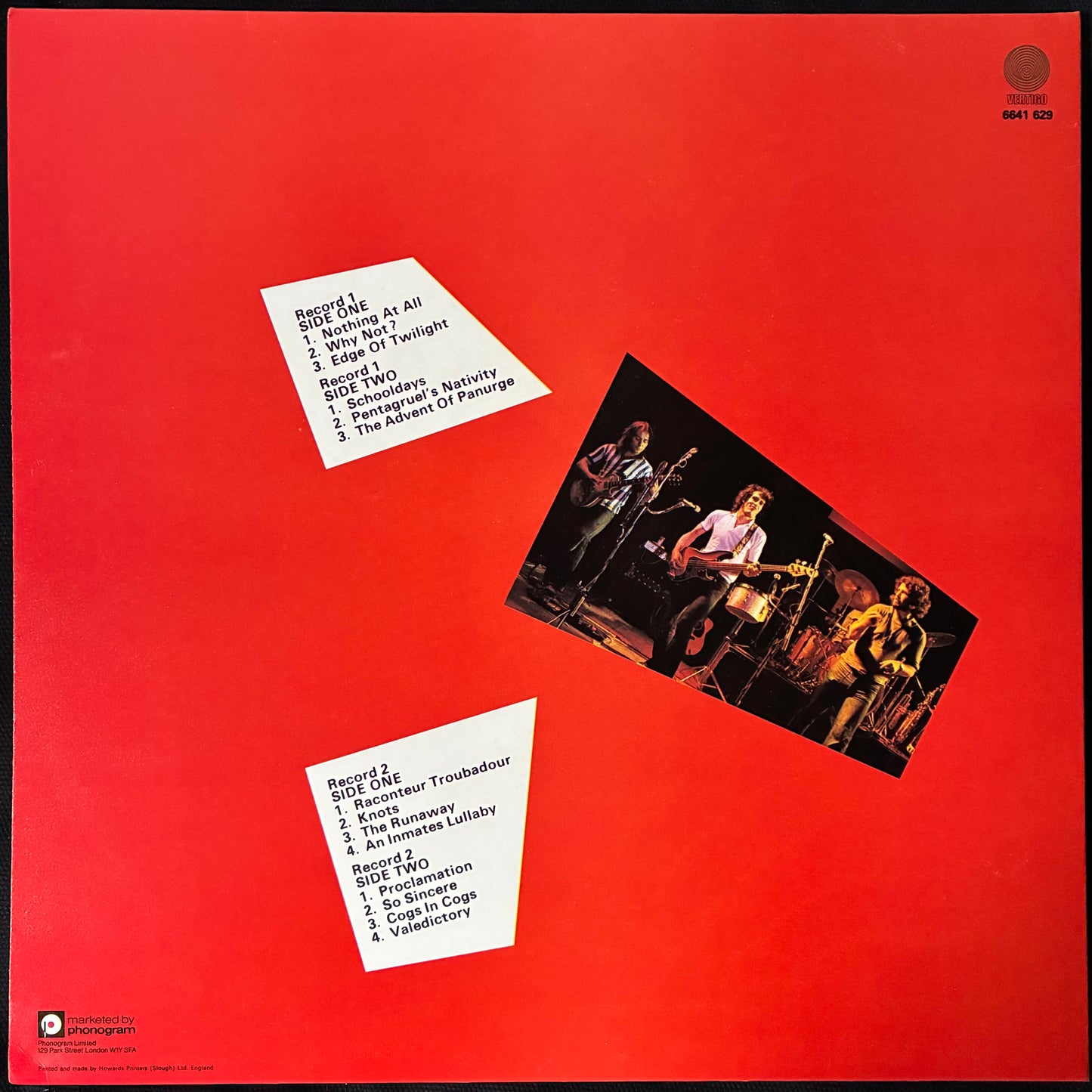 GENTLE GIANT - PRETENTIOUS (2LP) (USED VINYL 1977 UK M-/M-)