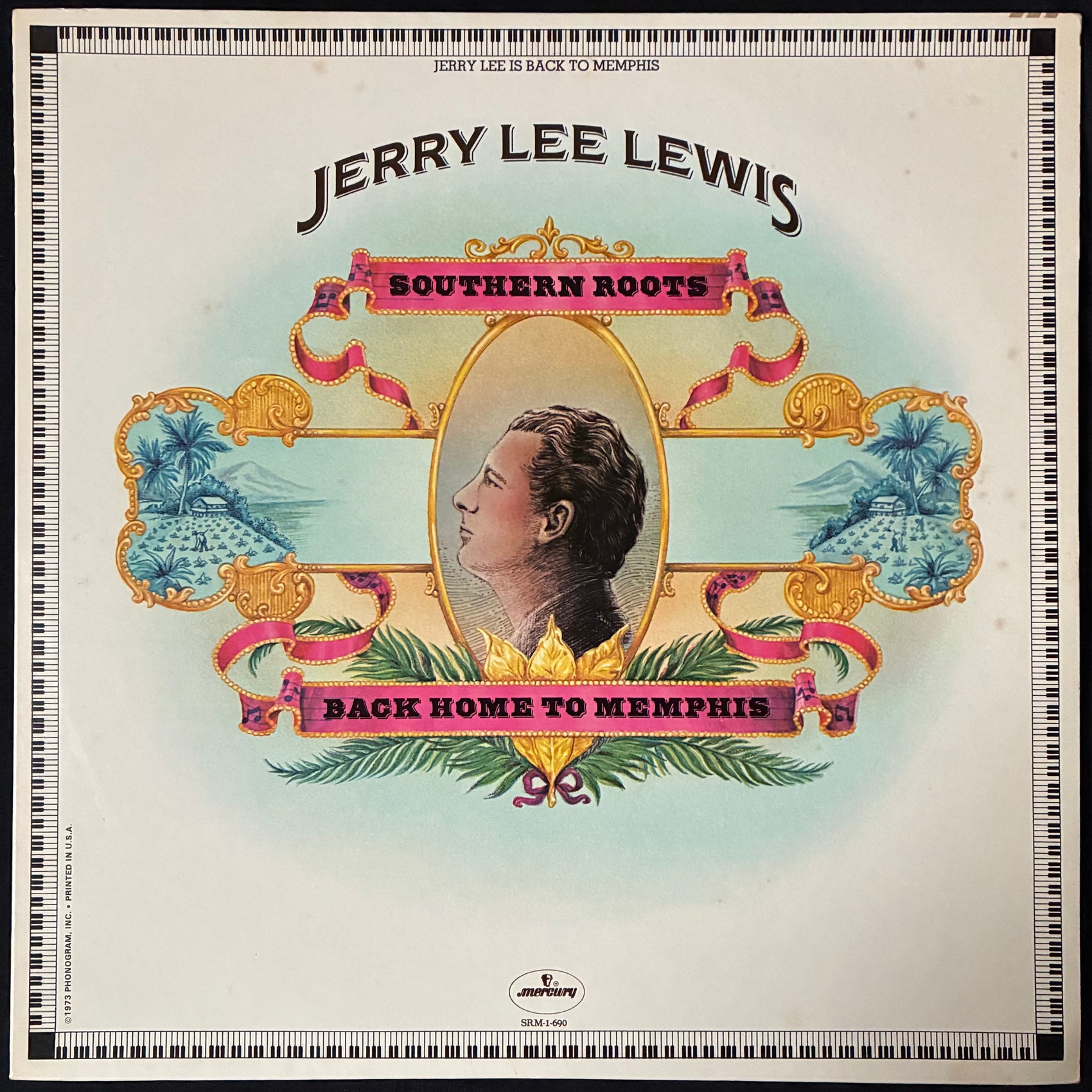 JERRY LEE LEWIS - SOUTHERN ROOTS (USED VINYL 1973 US M-/EX+)