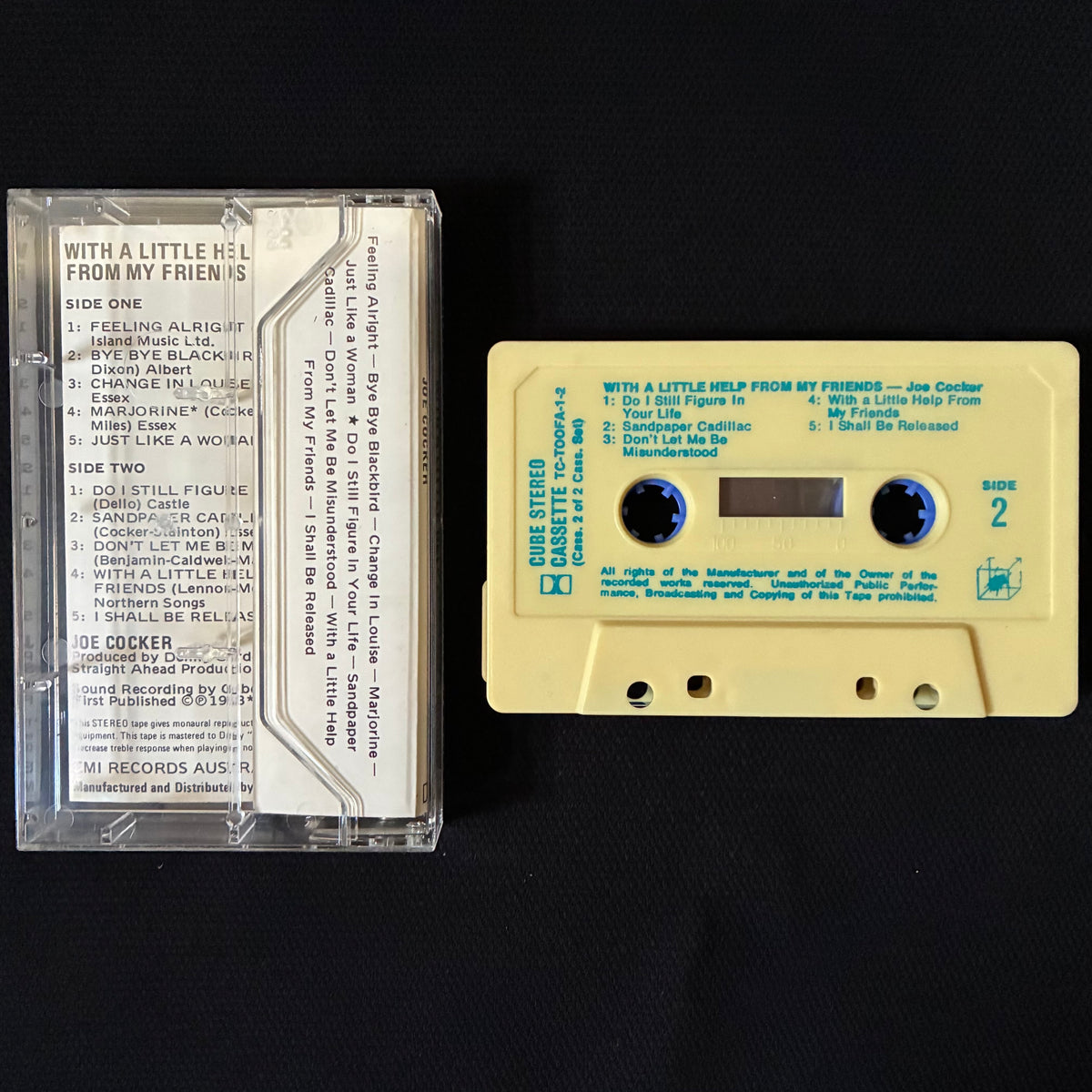 JOE COCKER - WITH A LITTLE HELP FROM MY FRIENDS (USED CASSETTE AUS)