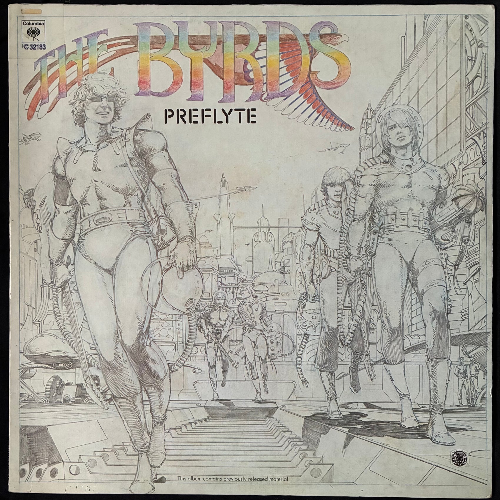 BYRDS - PREFLYTE (USED VINYL 1973 US M-/EX-)