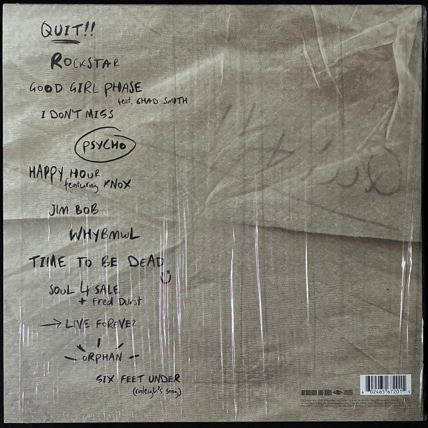 HARDY - QUIT!! (USED VINYL 2024 US M-/M-)
