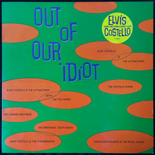 Load image into Gallery viewer, ELVIS COSTELLO AND THE ATTRACTIONS - OUT OF OUR IDIOT (USED VINYL 1987 UK M-/EX+)
