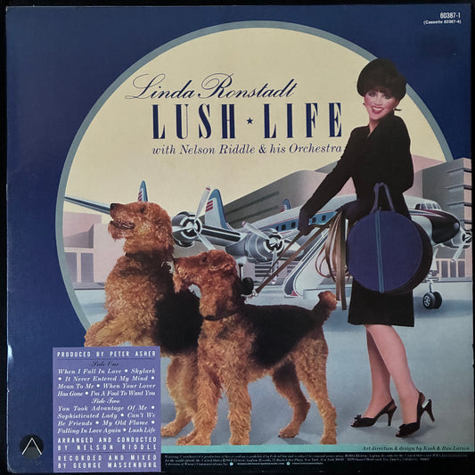 LINDA RONSTADT - LUSH LIFE (USED VINYL 1984 AUS M-/M-)