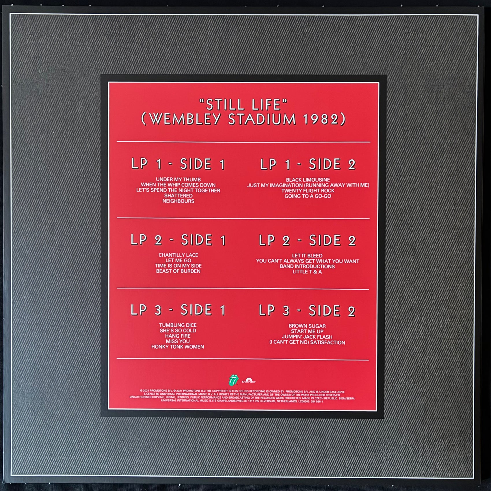 ROLLING STONES - TATTOO YOU : 40TH ANNIVERSARY SUPER DELUXE (5LP+BOOK) (USED VINYL 2021 M-/M-)