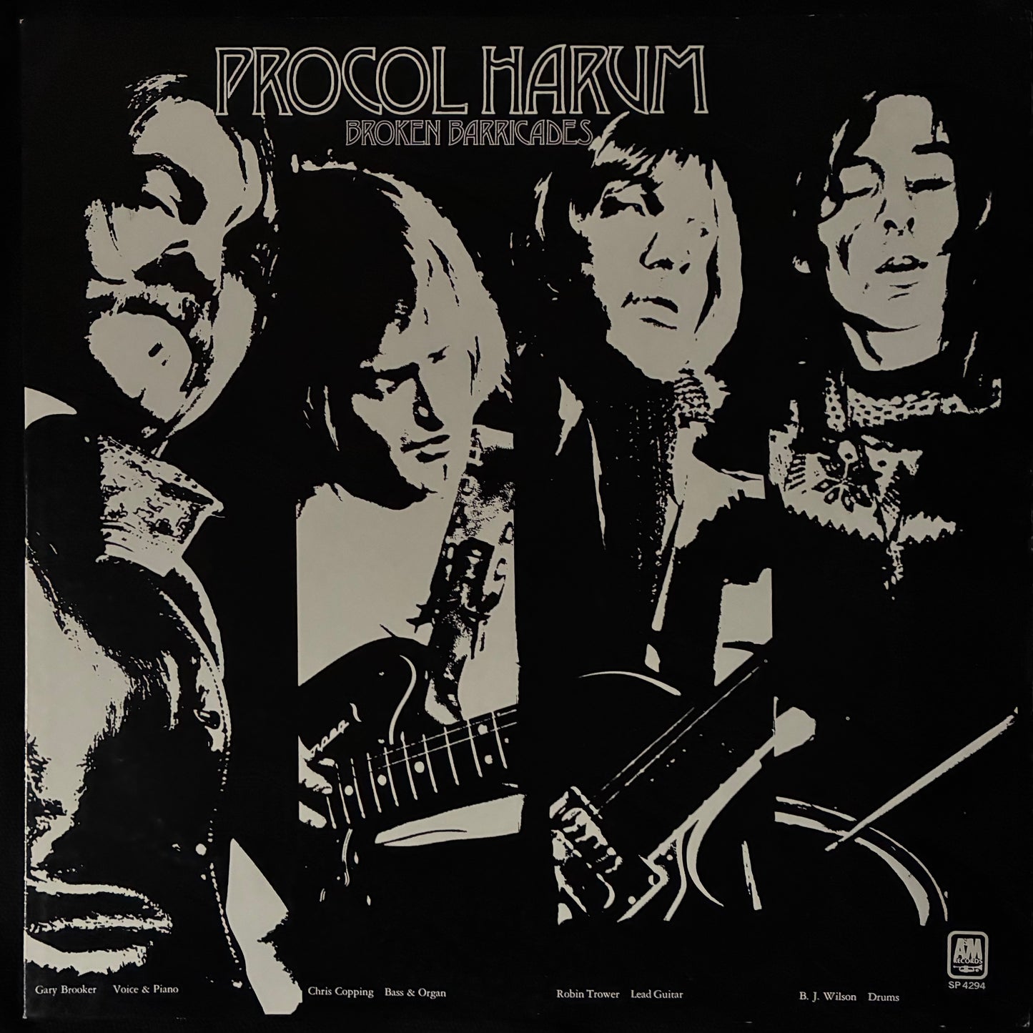 PROCOL HARUM - BROKEN BARRICADES (USED VINYL 1975 US M-/M-)