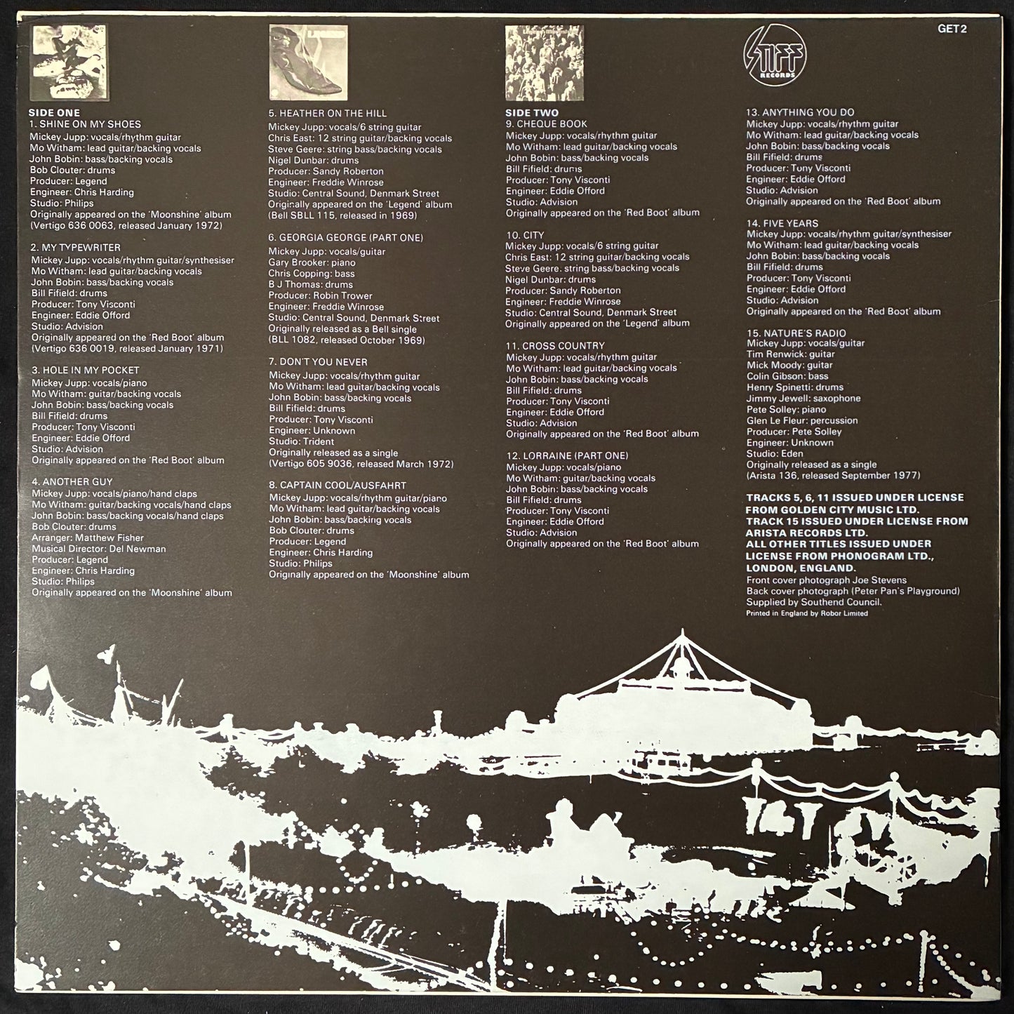 MICKEY JUPP - MICKEY JUPP'S LEGEND (USED VINYL 1978 UK M-/M-)