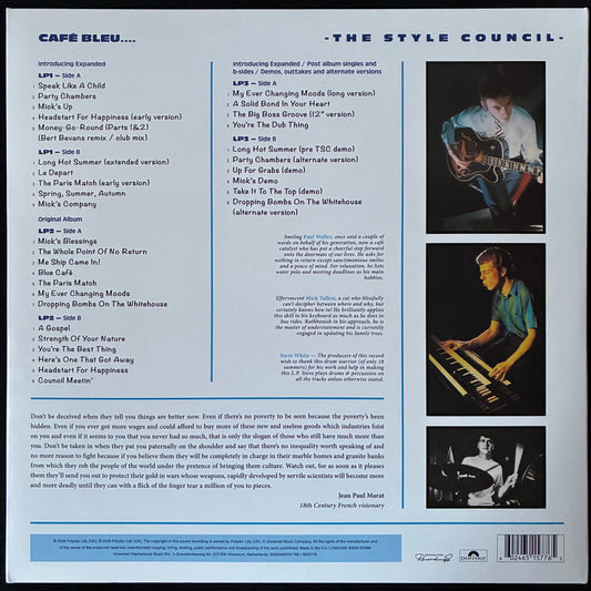 STYLE COUNCIL - CAFE BLEU : DELUXE EDITION (3LP) (USED VINYL 2026 M-/M-)