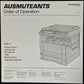 AUSMUTEANTS - ORDER OF OPERATION (USED VINYL 2014 AUS M-/M-)