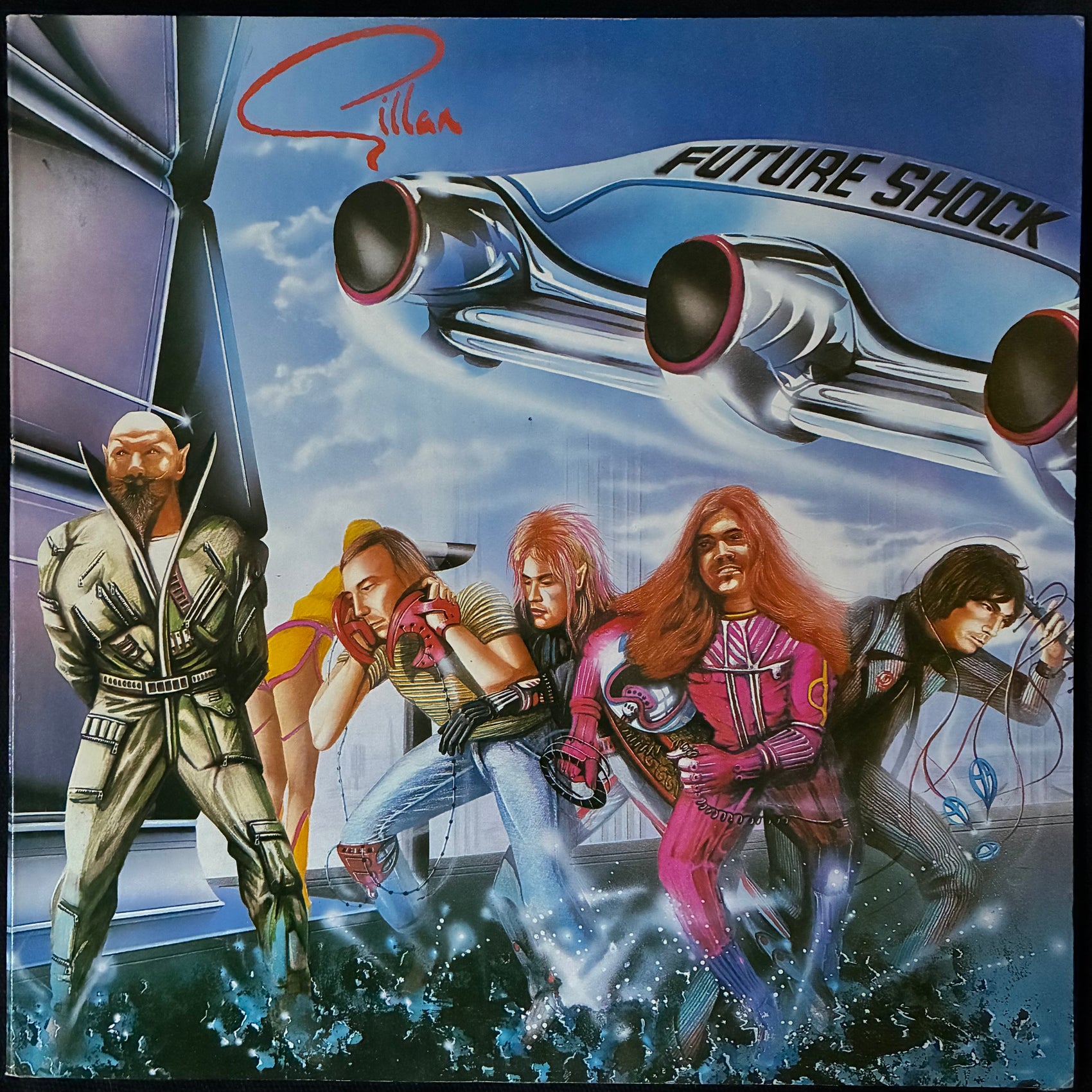 GILLAN - FUTURE SHOCK (USED VINYL 1981 AUS EX+/EX)