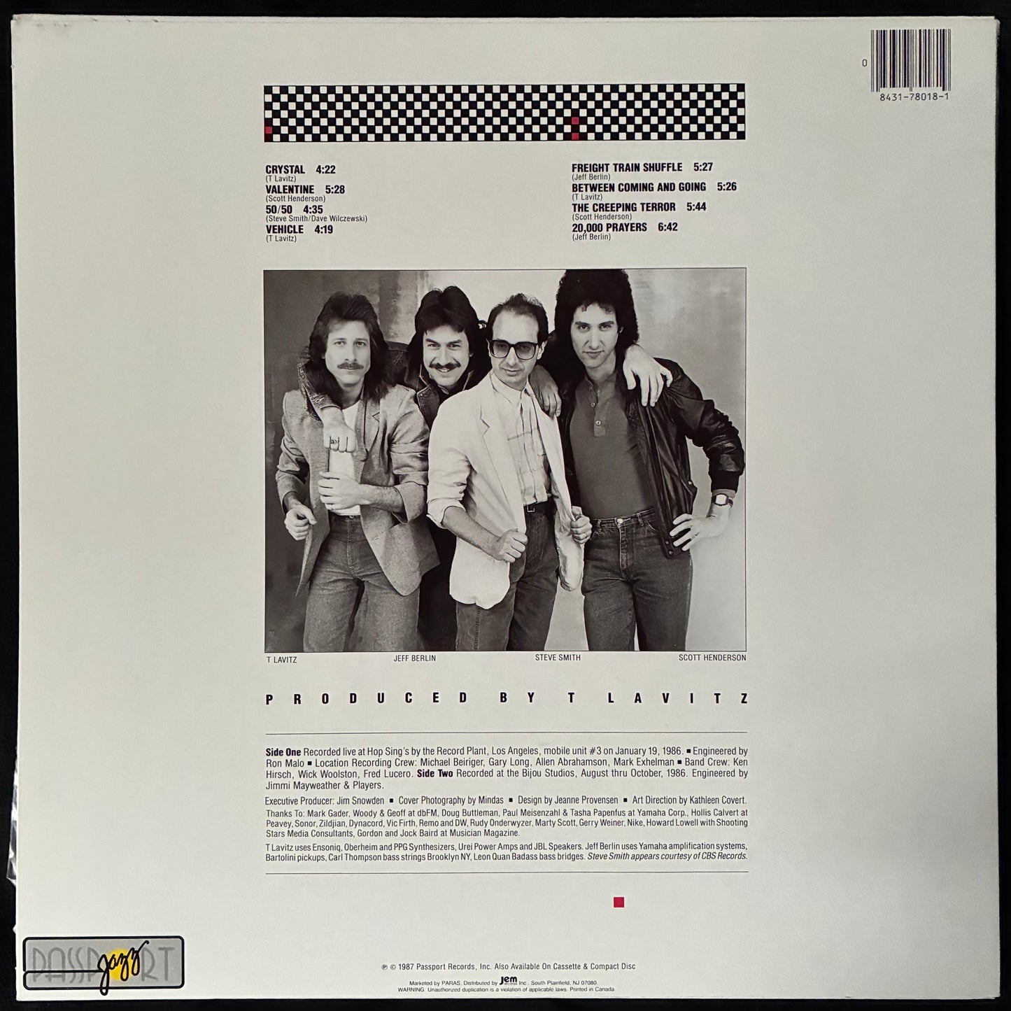 PLAYERS - PLAYERS (USED VINYL 1987 US M-/M-)