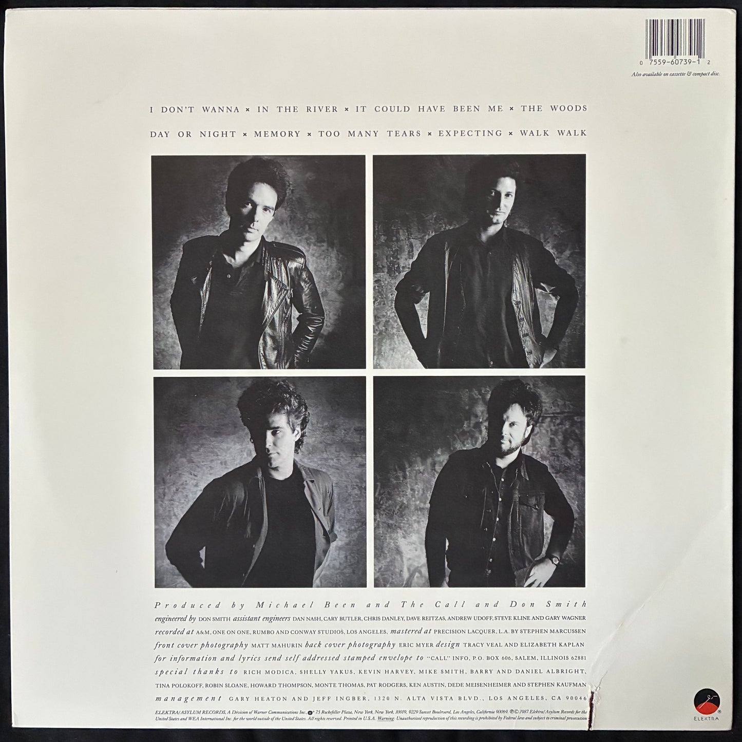 CALL - INTO THE WOODS (USED VINYL 1987 US M-/EX-)