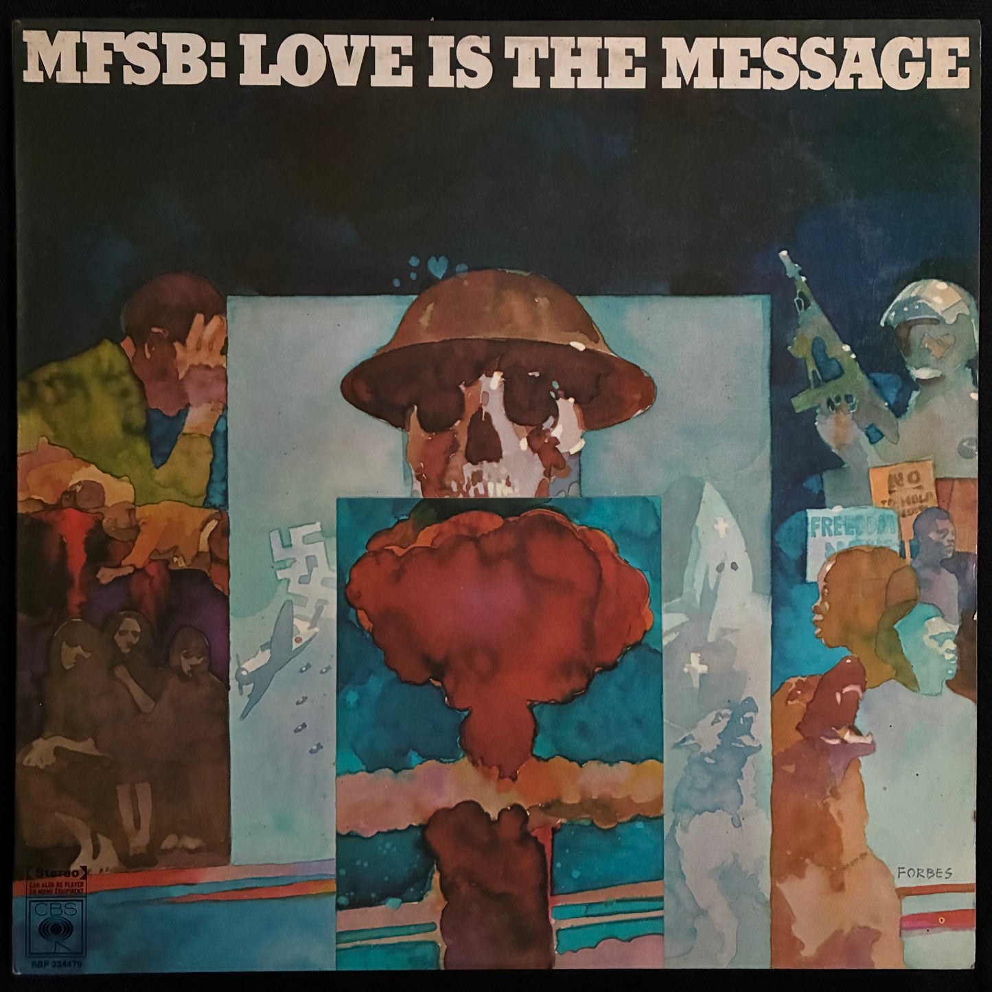MFSB - LOVE IS THE MESSAGE (USED VINYL 1973 AUS EX+/EX)