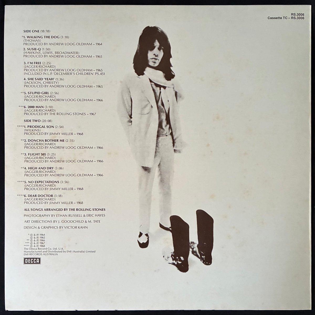 ROLLING STONES - THE ROLLING STONES (6LP BOX SET) (USED VINYL 1980 AUS M-/M-/EX+)