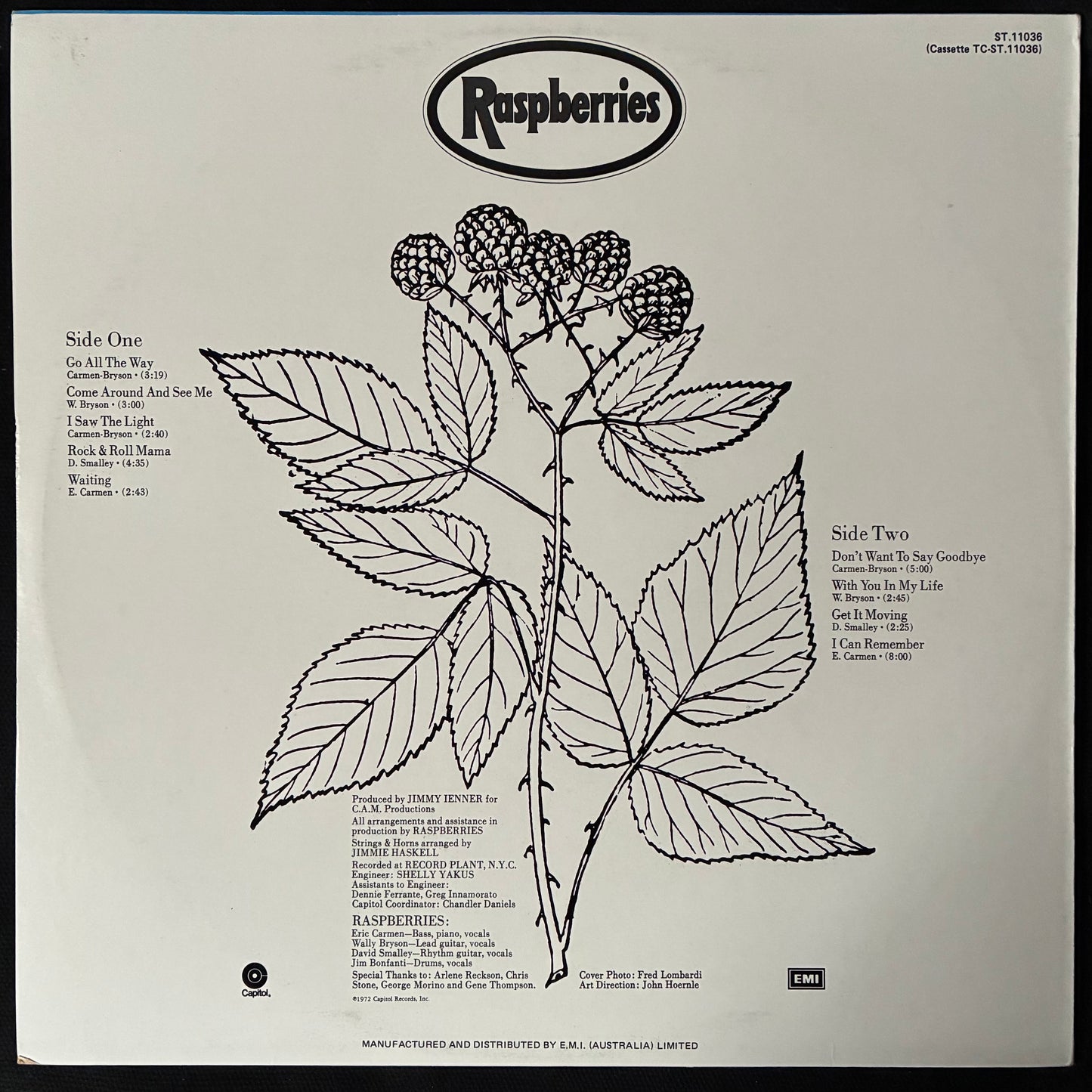 RASPBERRIES - ONE MORE TIME... (USED VINYL 1974 AUS M-/EX+)