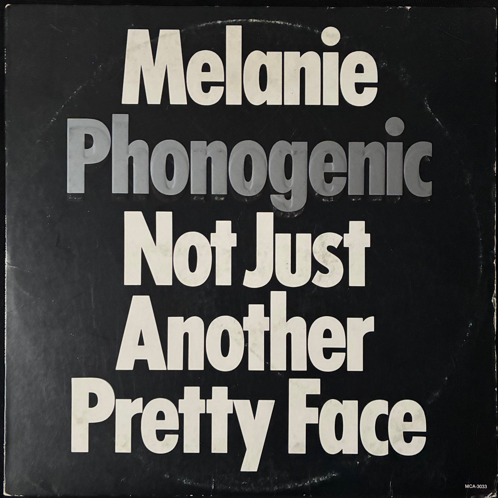 MELANIE - PHOTOGENIC NOT JUST A PRETTY FACE (USED VINYL 1978 US EX+/EX-)