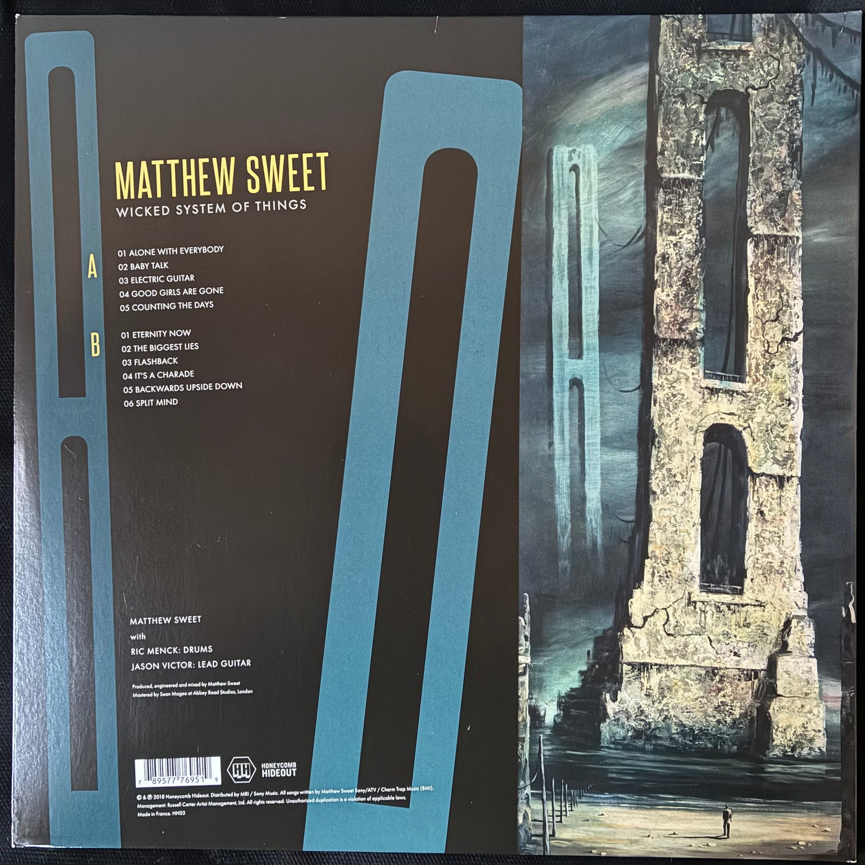 MATTHEW SWEET - WICKED SYSTEM OF THINGS (CLEAR/GREEN SWIRLED) (USED VINYL 2018 M-/M-)