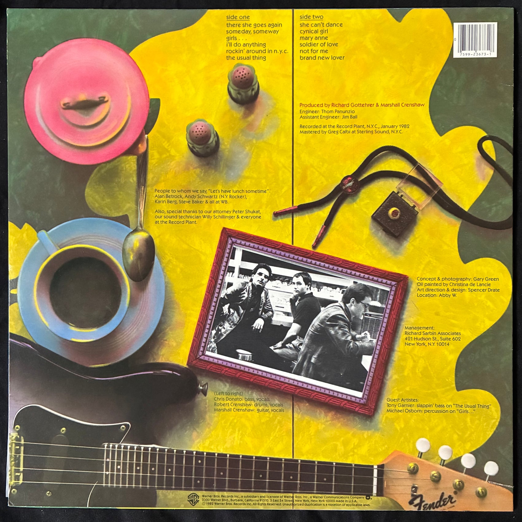 MARSHALL CRENSHAW - MARSHALL CRENSHAW (USED VINYL 1982 US M-/M-)