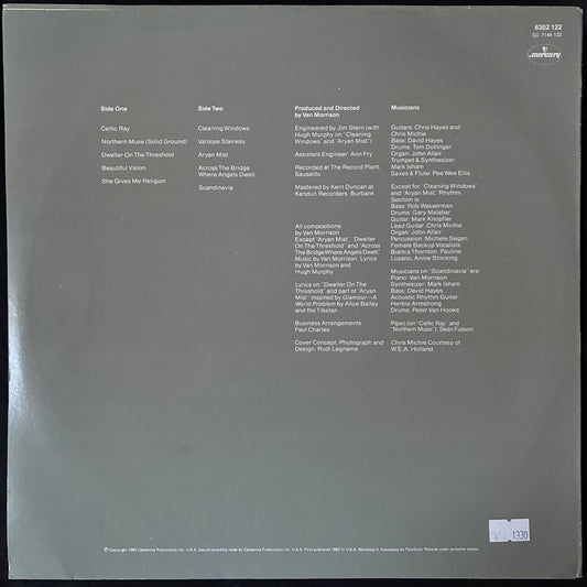 VAN MORRISON - BEAUTIFUL VISION (USED VINYL 1982 AUS EX+/EX-)