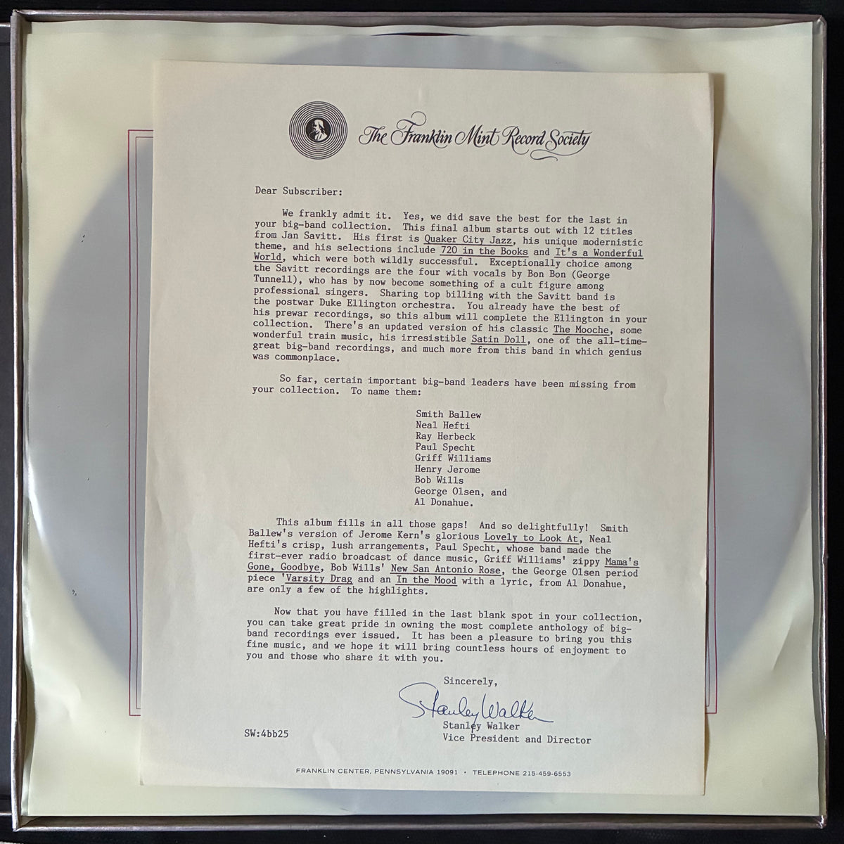 VARIOUS ARTISTS - THE GREATEST RECORDINGS OF THE BIG BAND ERA (RED COLOURED) (4LP BOX SET) (USED VINYL 1980 US M-/M-)