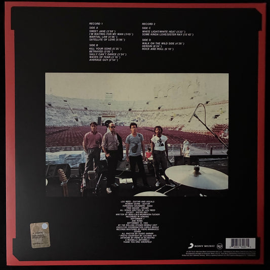 LOU REED - LIVE IN ITALY (2LP) (USED VINYL 2017 EU M-/M-)