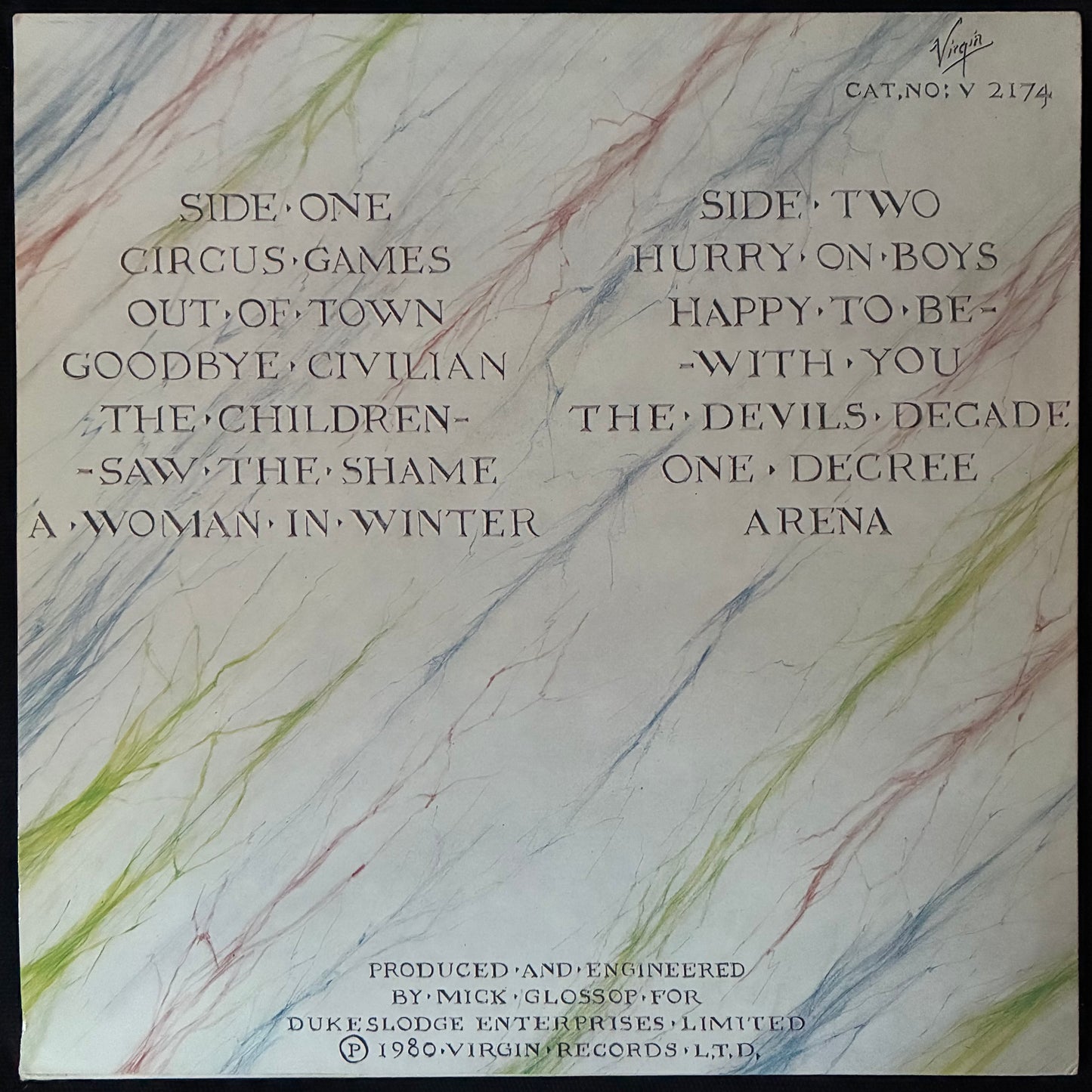 SKIDS - THE ABSOLUTE GAME (LP+BONUS LP) (USED VINYL 1980 M-/M-)