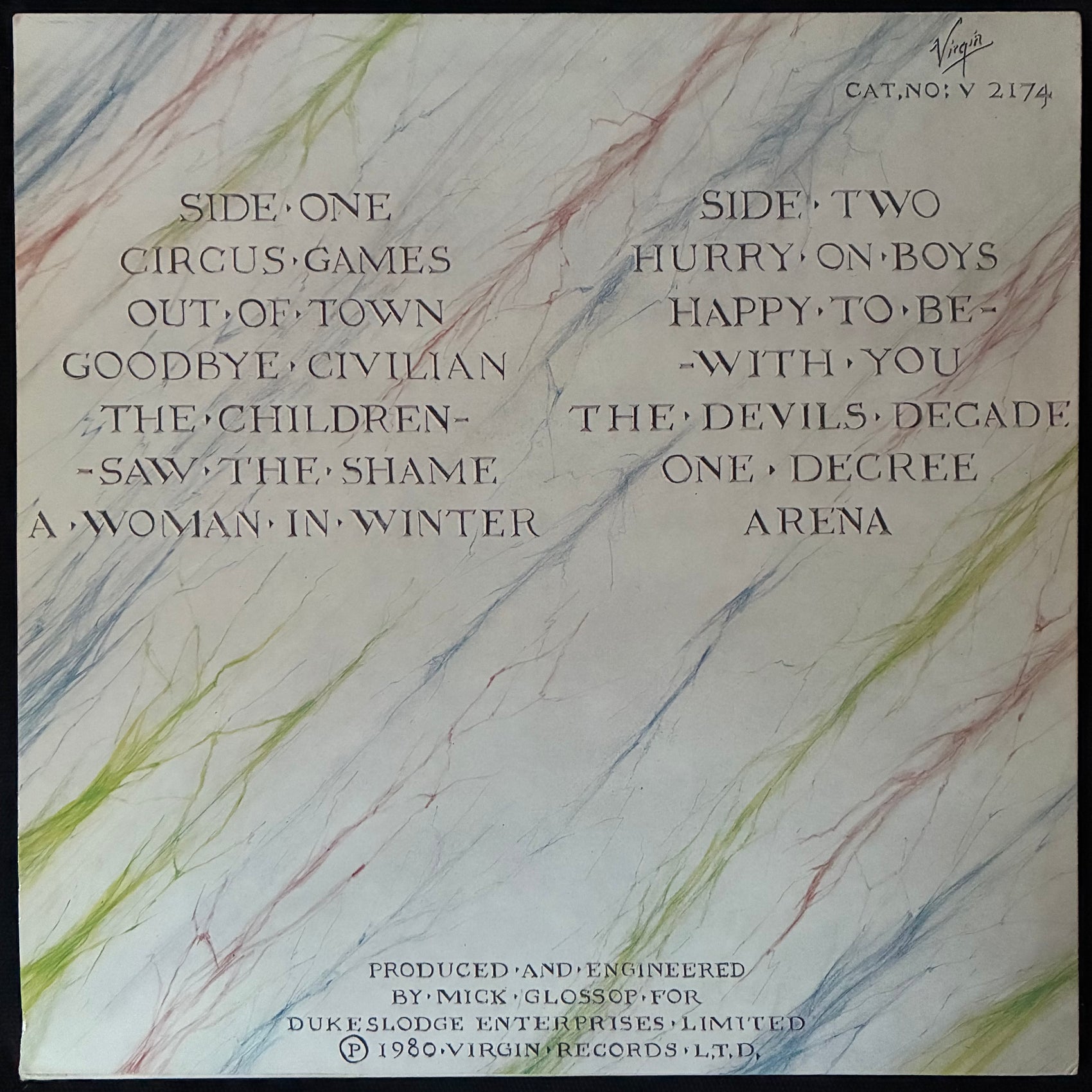 SKIDS - THE ABSOLUTE GAME (LP+BONUS LP) (USED VINYL 1980 M-/M-)