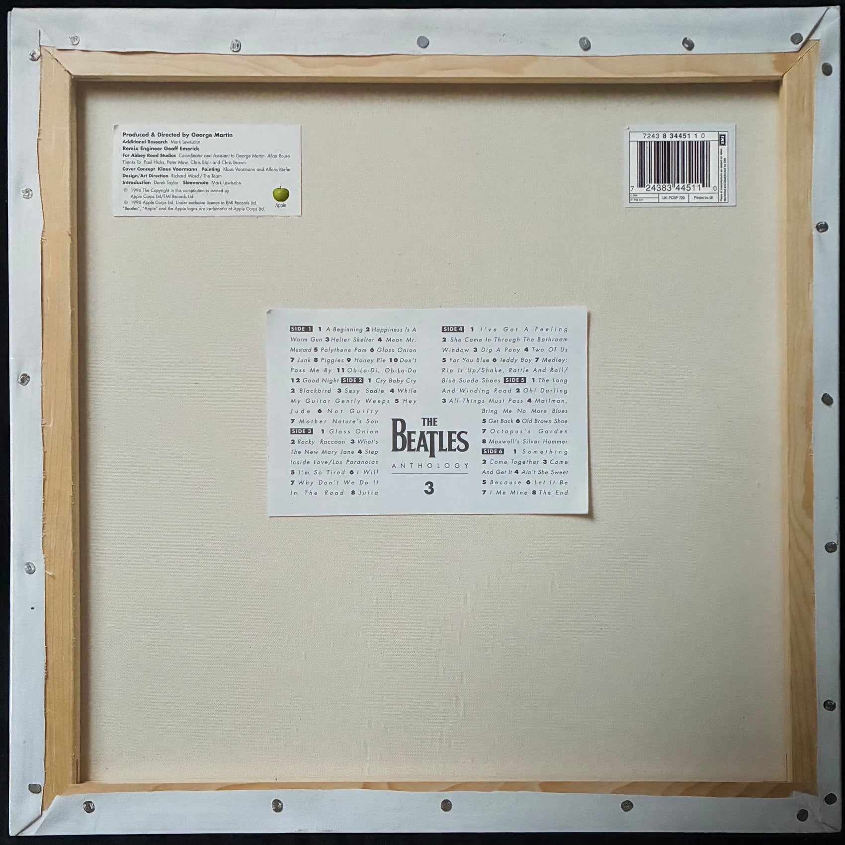 BEATLES - ANTHOLOGY (3LP) (USED VINYL 1996 EU M/M)
