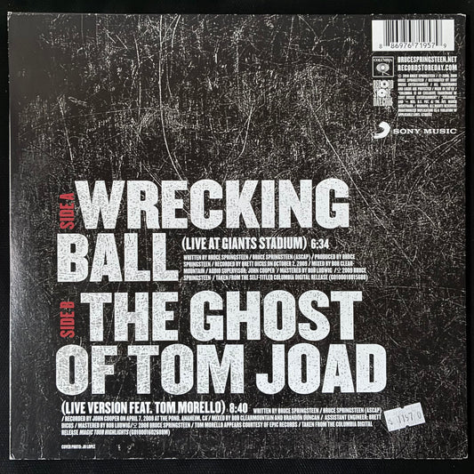 BRUCE SPRINGSTEEN & THE E STREET BAND - WRECKING BALL (10") (USED VINYL 2010 US M-/M-)