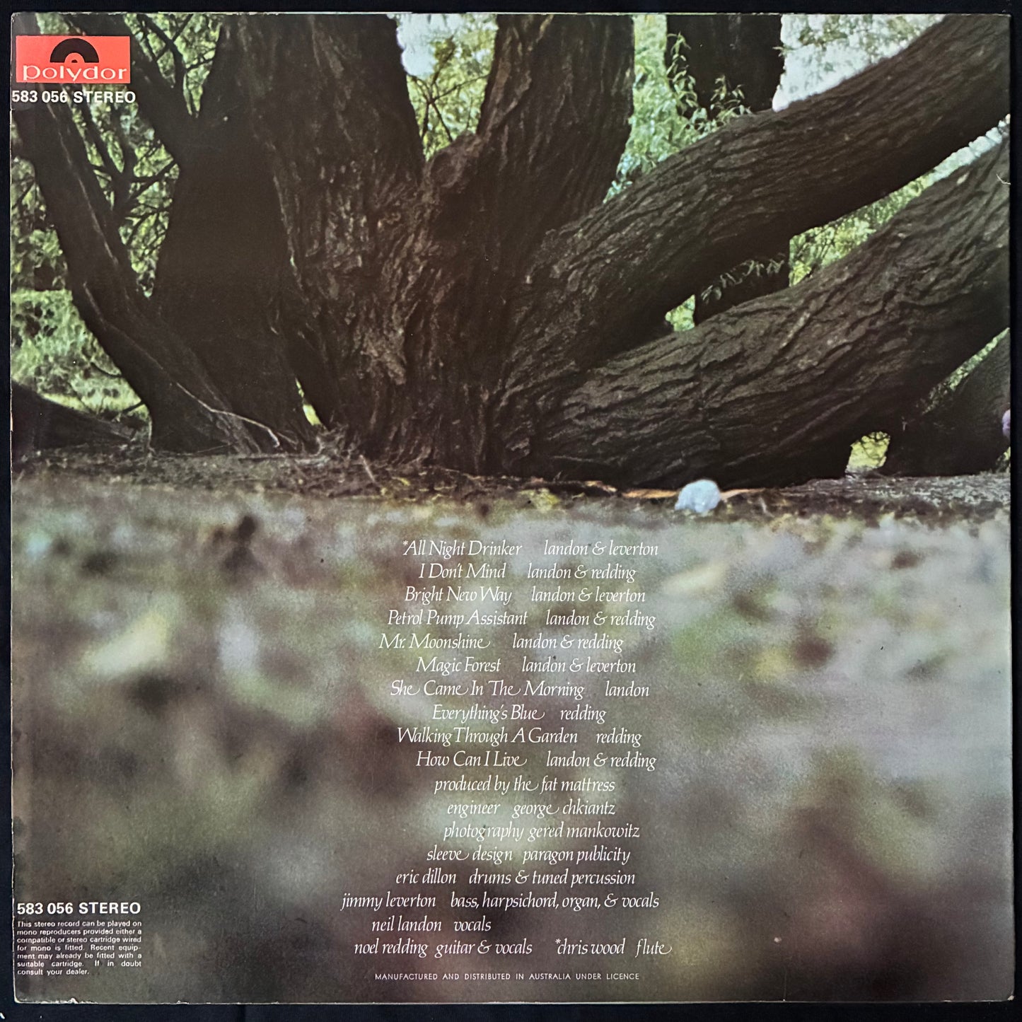 FAT MATTRESS - FAT MATTRESS (USED VINYL 1969 AUS EX/EX+)