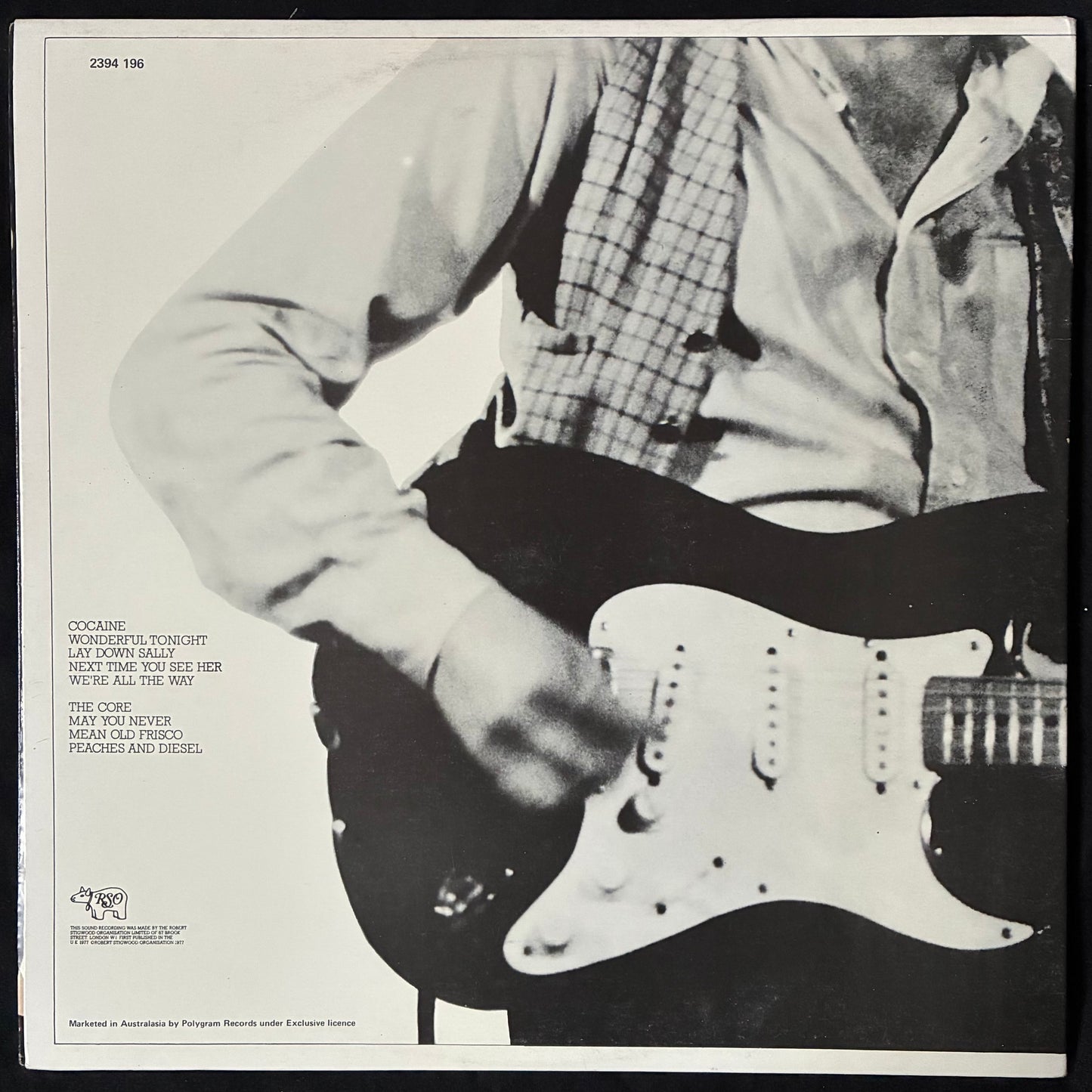 ERIC CLAPTON - SLOWHAND (USED VINYL 1977 AUS EX+/EX+)
