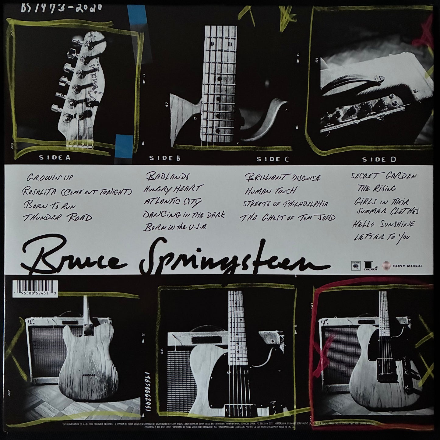 BRUCE SPRINGSTEEN - BEST OF BRUCE SPRINGSTEEN (2LP) (USED VINYL 2024 EU M-/M-)